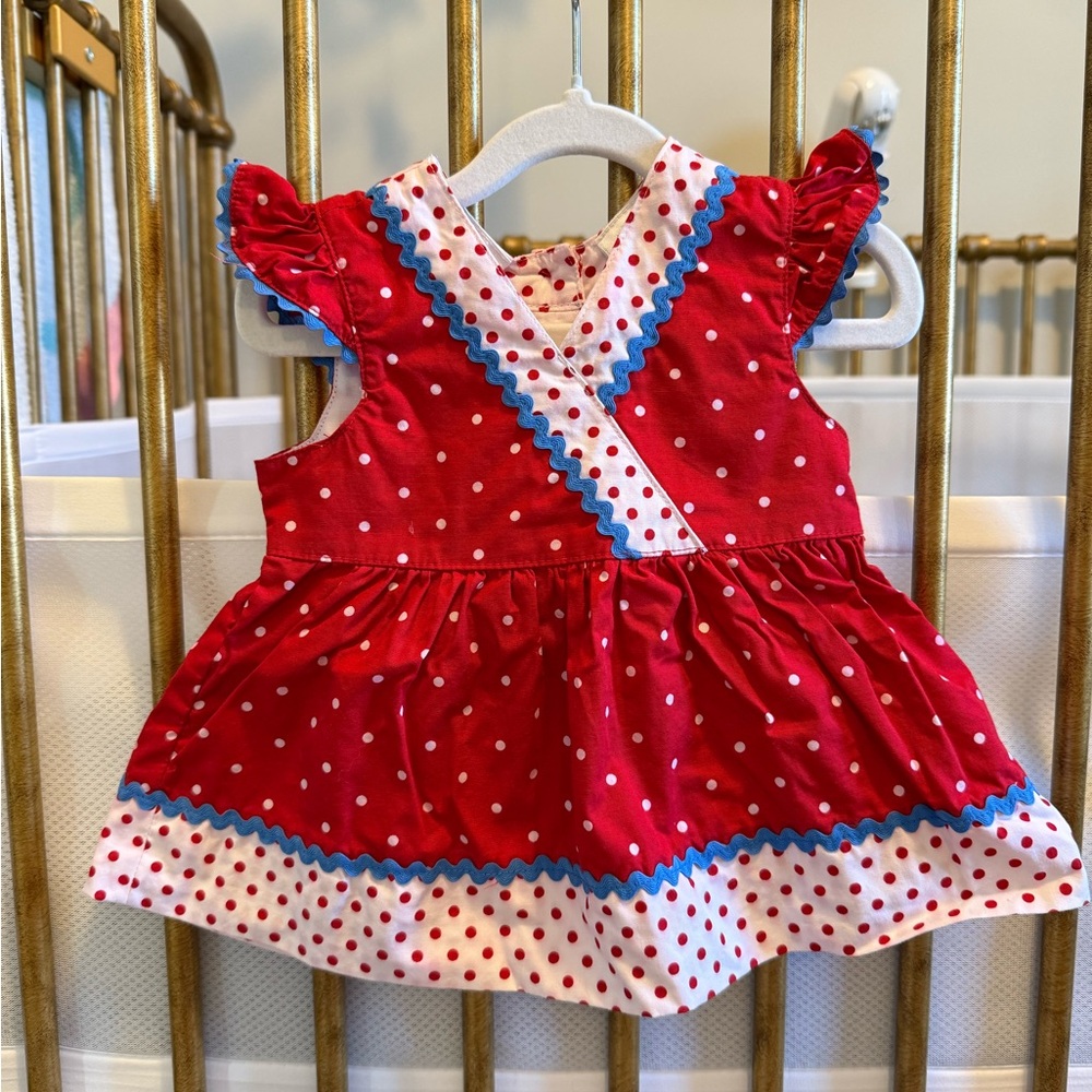 Red Polka Dot Baby Dress